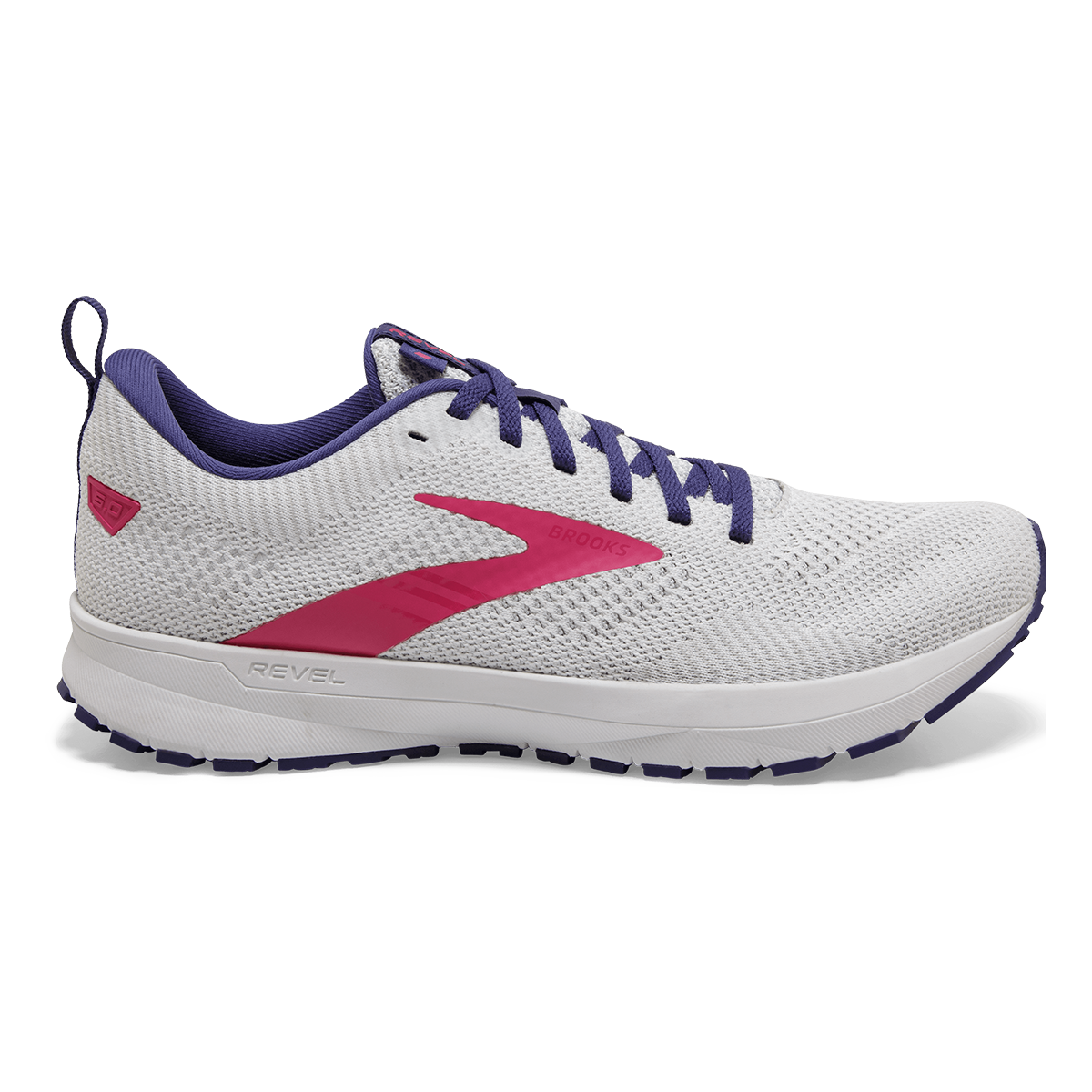 Brooks Revel 5 — Grey - White - Baton Rouge — Size B — Width 10 — Alternate View 37