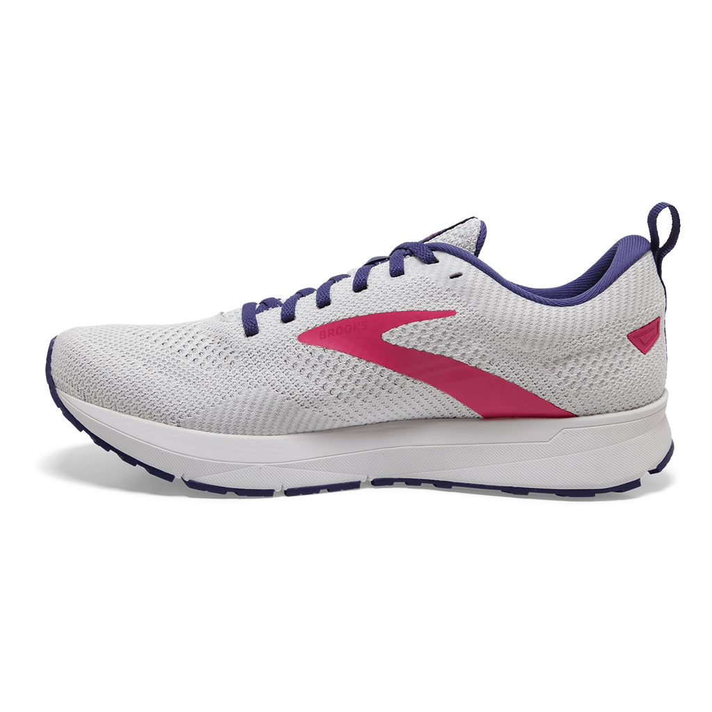Brooks Revel 5 — Grey - White - Baton Rouge — Size B — Width 10 — Alternate View 38