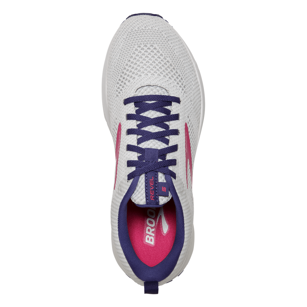 Brooks Revel 5 — Grey - White - Baton Rouge — Size B — Width 10 — Alternate View 39
