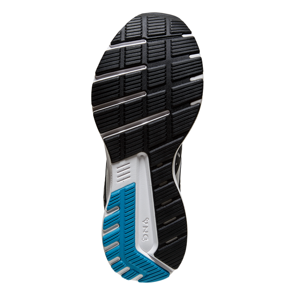 Brooks Range 2 — Black - White - Vivid Blue — Size B — Width 9.5 — Top View