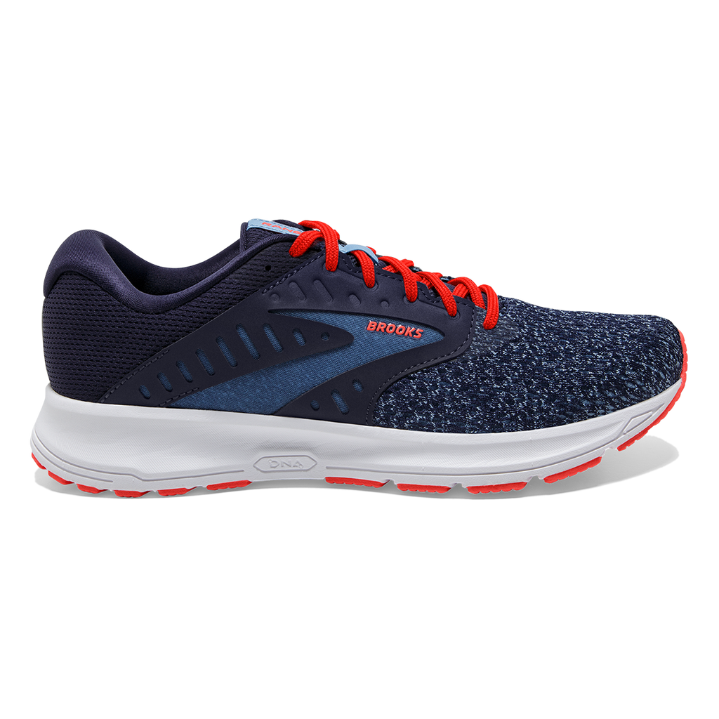 Brooks Range 2 — Black - White - Vivid Blue — Size B — Width 9.5 — Detail View
