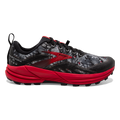 Brooks Cascadia 16 Sassquatch — Black - Grey - Red — Size B — Width 9 — Front View