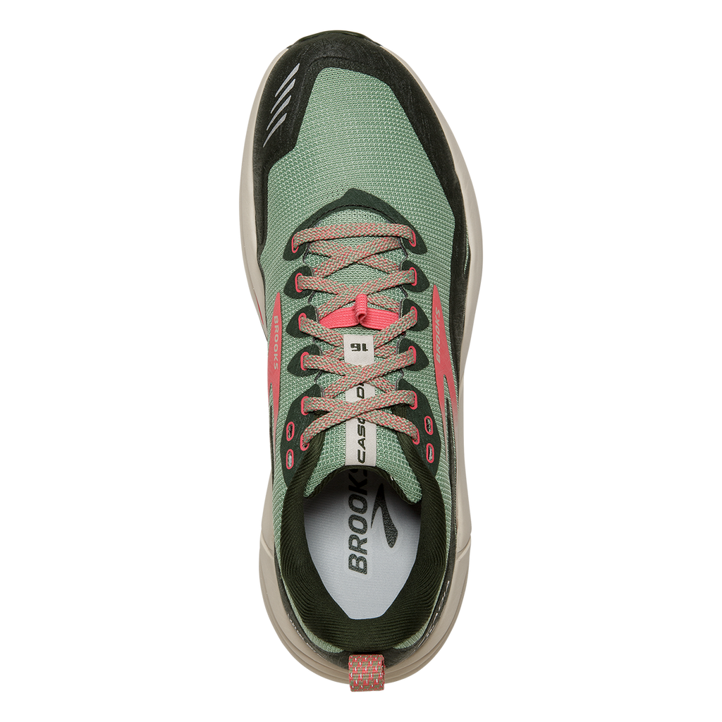 Brooks Cascadia 16 — Pink - Flambe - Cobalt — Size B — Width 10 — Alternate View 7