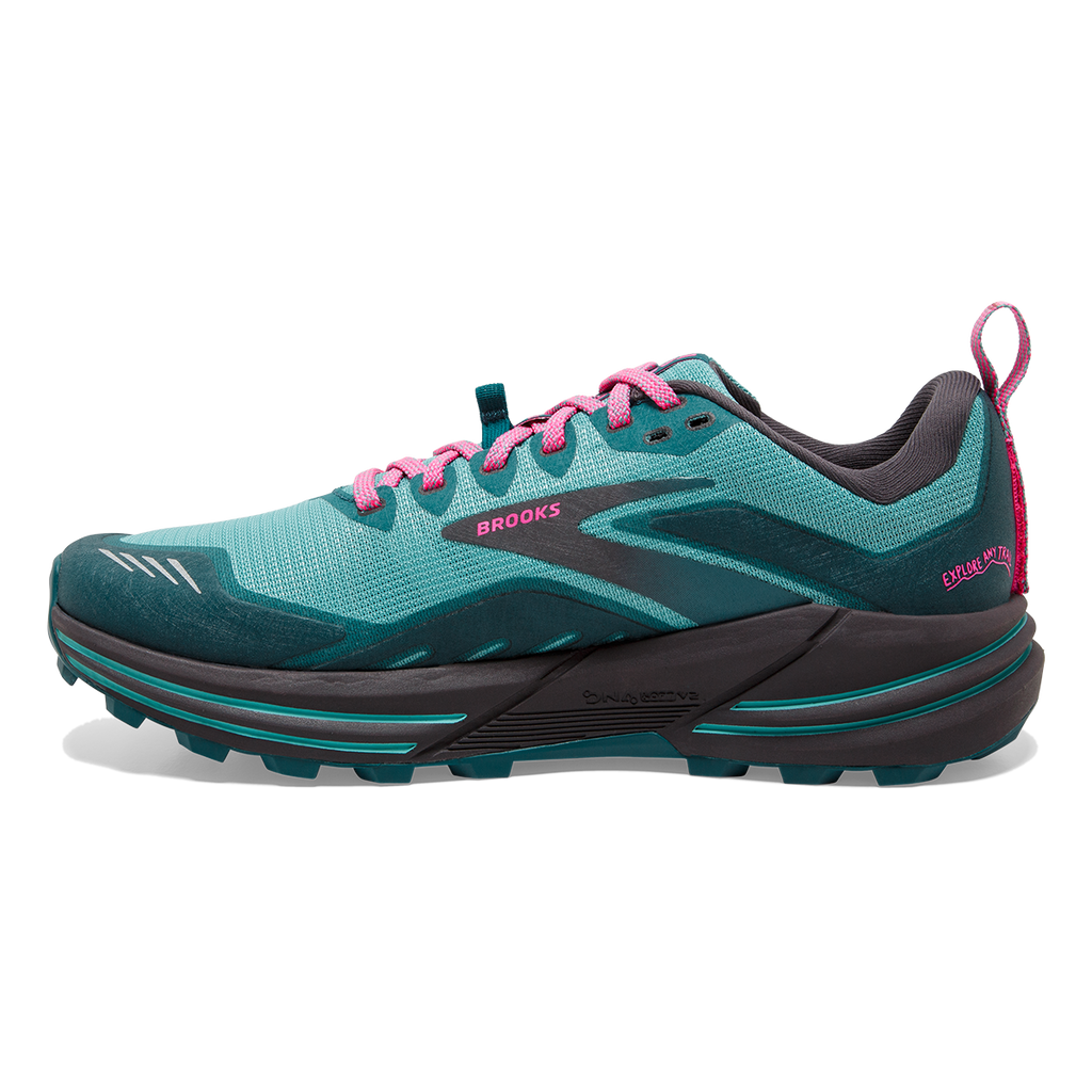 Brooks Cascadia 16 — Pink - Flambe - Cobalt — Size B — Width 10 — Alternate View 26