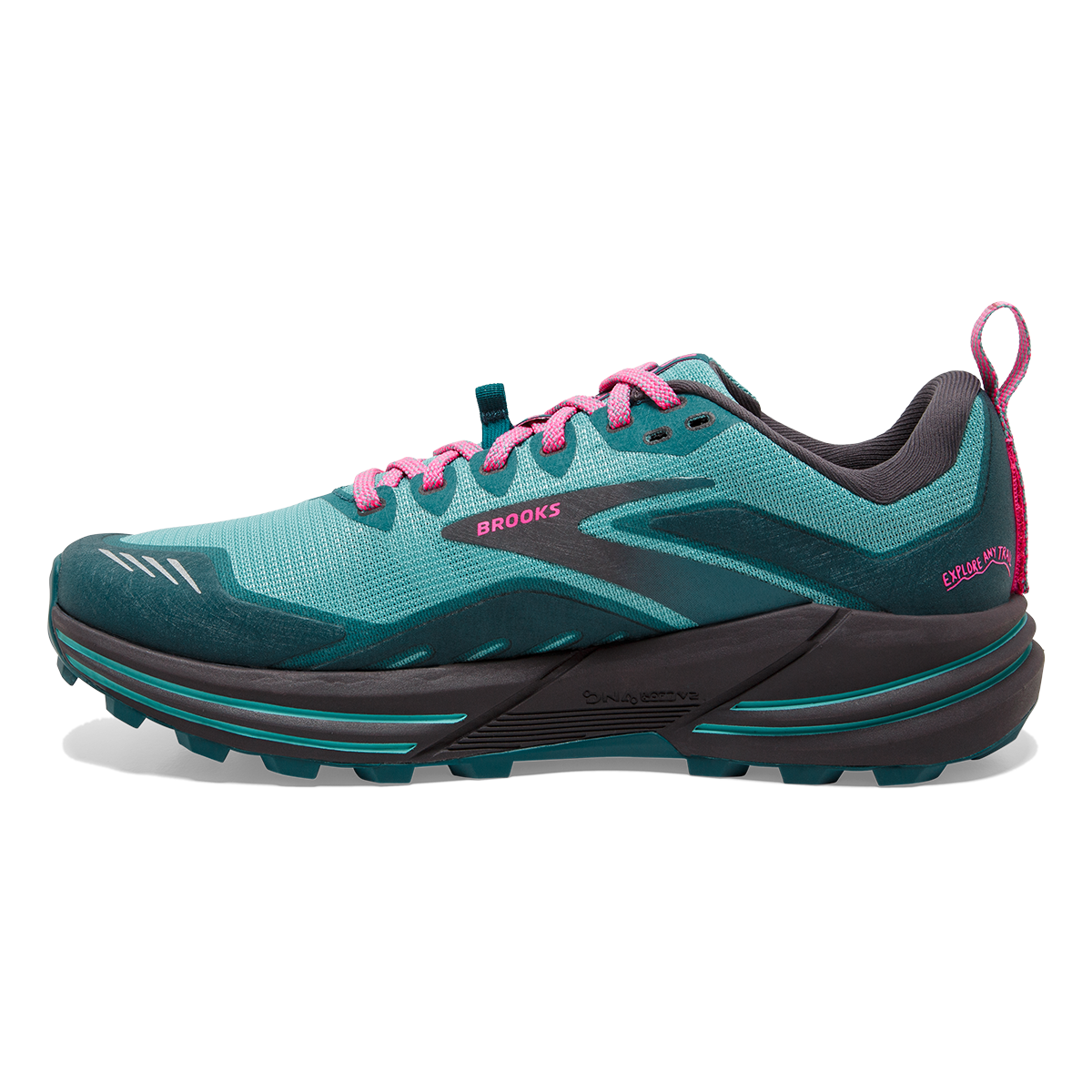 Brooks Cascadia 16 — Pink - Flambe - Cobalt — Size B — Width 10 — Alternate View 26