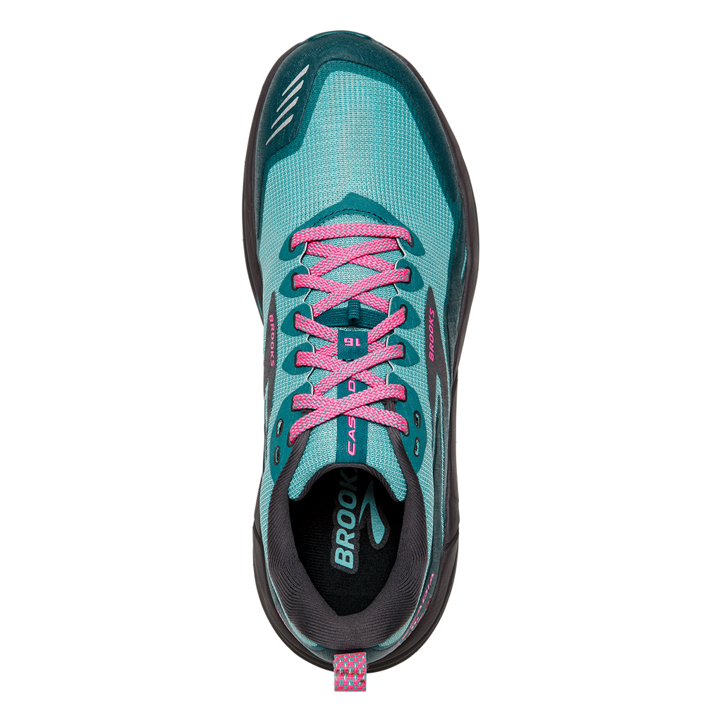 Brooks Cascadia 16 — Pink - Flambe - Cobalt — Size B — Width 10 — Alternate View 27