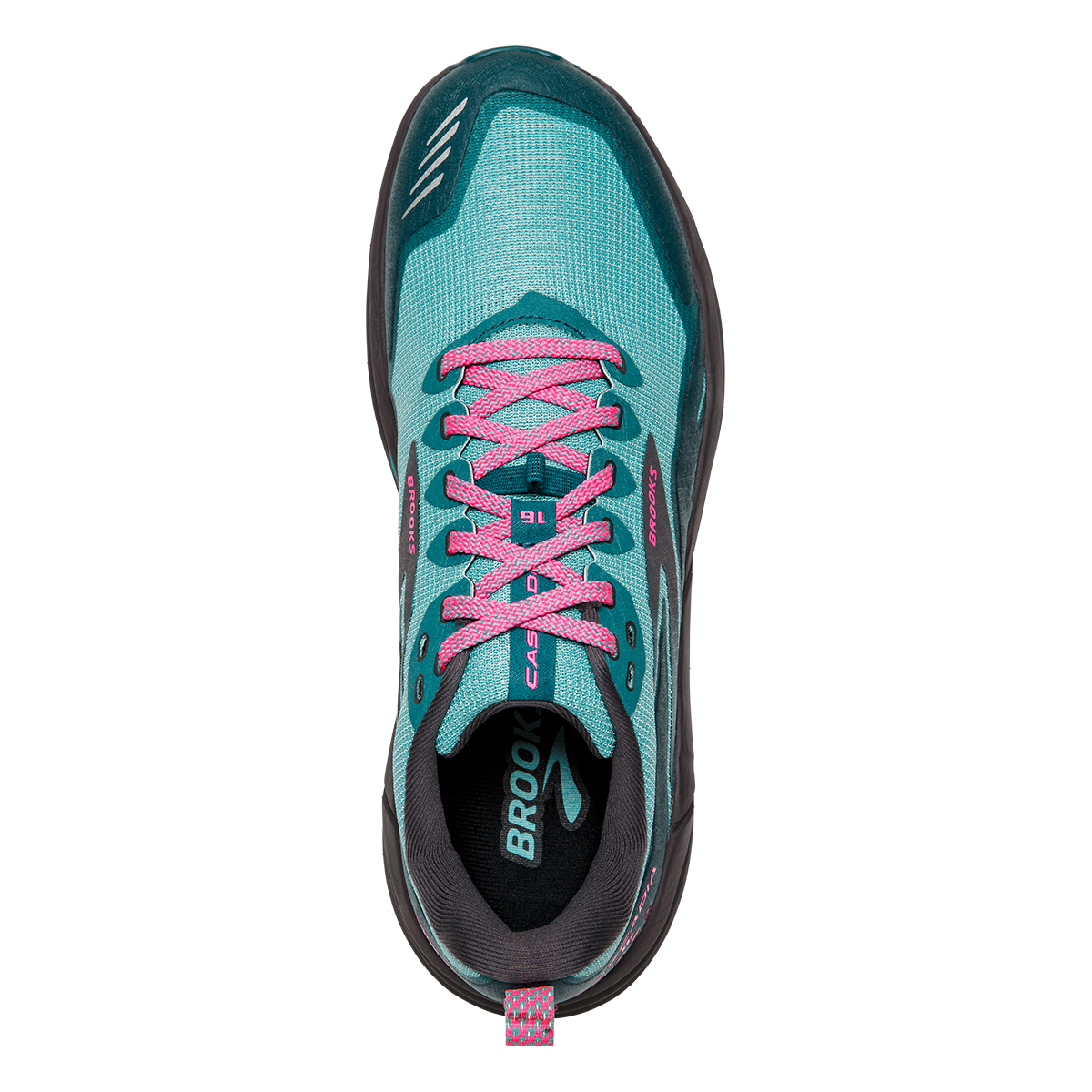 Brooks Cascadia 16 — Pink - Flambe - Cobalt — Size B — Width 10 — Alternate View 27