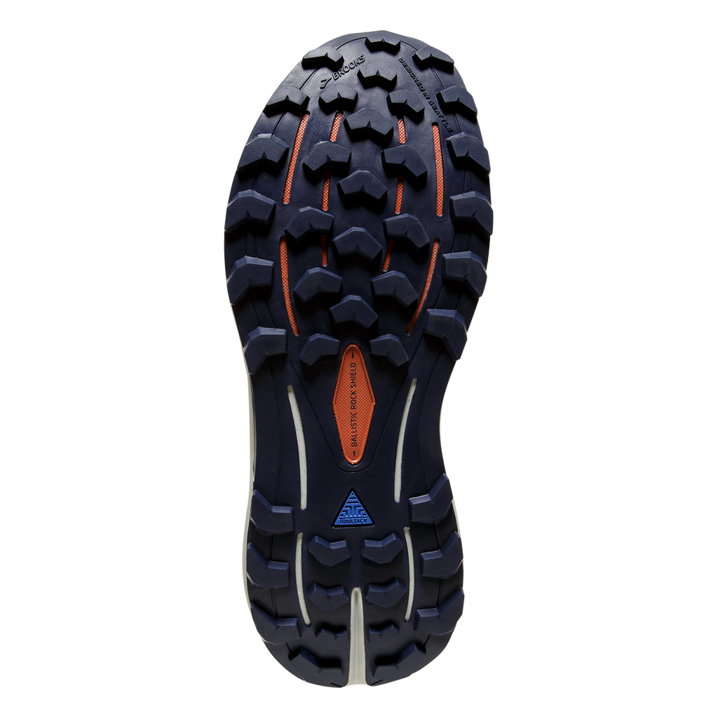 Brooks Cascadia 16 — Pink - Flambe - Cobalt — Size B — Width 10 — Top View