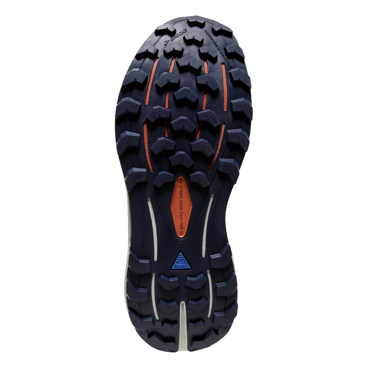 Brooks Cascadia 16 — Pink - Flambe - Cobalt — Size B — Width 10 — Top View