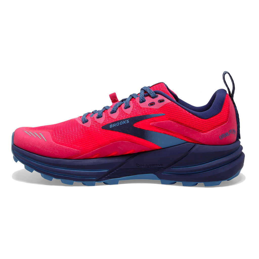 Brooks Cascadia 16 — Pink - Flambe - Cobalt — Size B — Width 10 — Alternate View 22