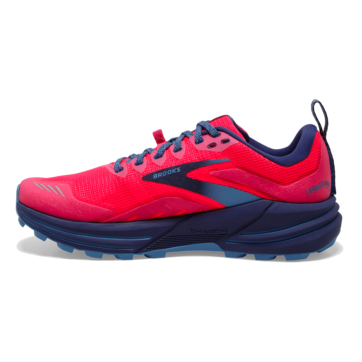 Brooks Cascadia 16 — Pink - Flambe - Cobalt — Size B — Width 10 — Alternate View 22