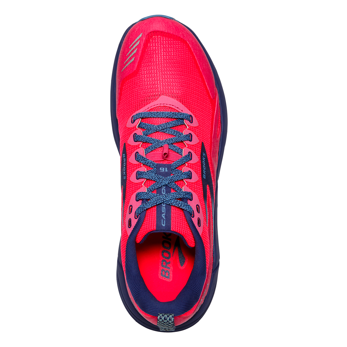 Brooks Cascadia 16 — Pink - Flambe - Cobalt — Size B — Width 10 — Alternate View 23