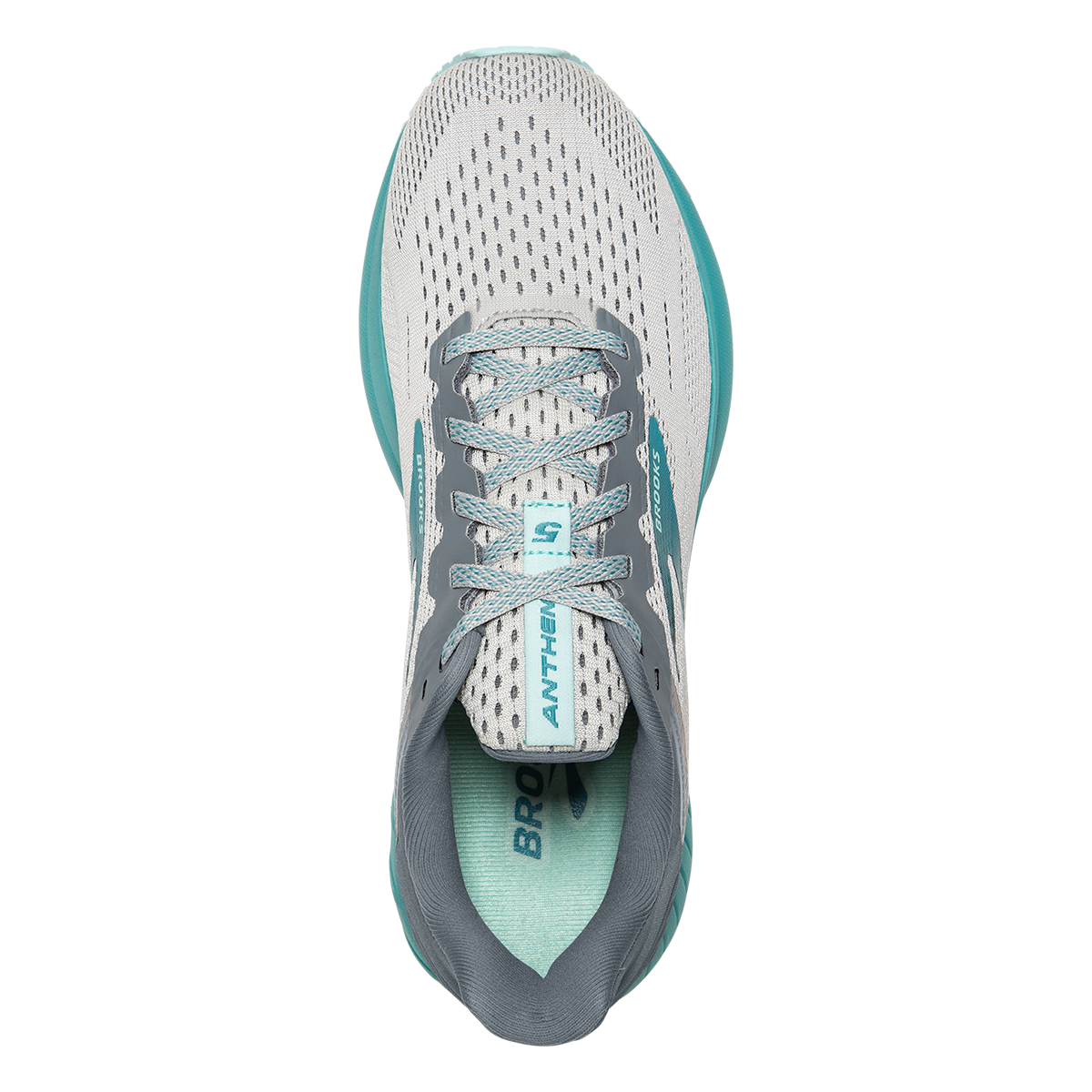 Brooks Anthem 5 — White - Silver - Lilac — Size B — Width 6.5 — Alternate View 7