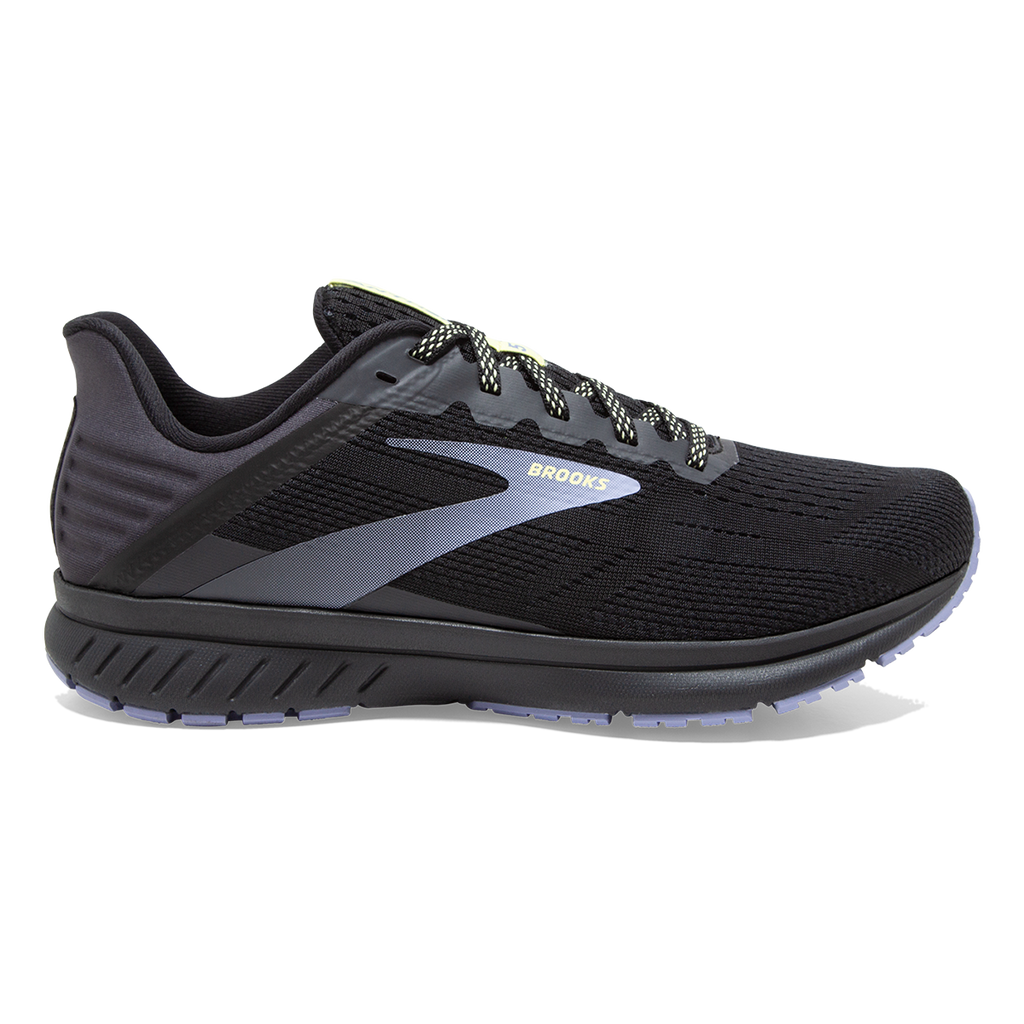 Brooks Anthem 5 — White - Silver - Lilac — Size B — Width 6.5 — Front View
