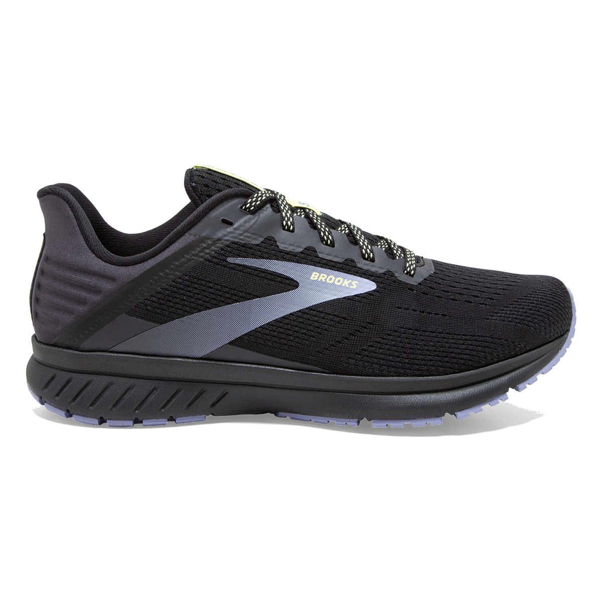 Brooks Anthem 5 — White - Silver - Lilac — Size B — Width 6.5 — Front View