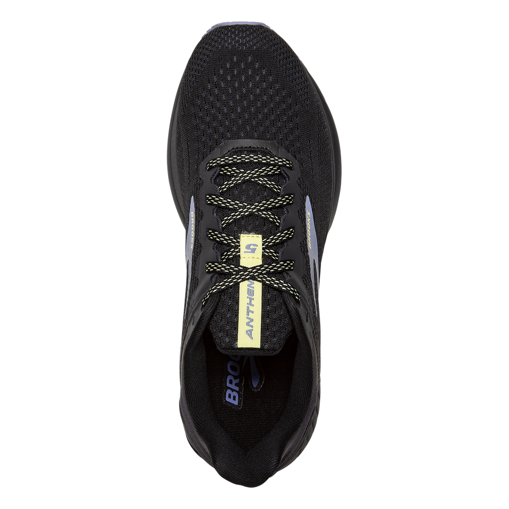 Brooks Anthem 5 — White - Silver - Lilac — Size B — Width 6.5 — Back View