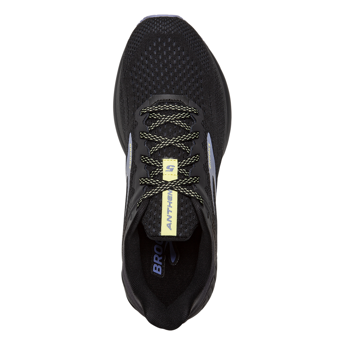 Brooks Anthem 5 — White - Silver - Lilac — Size B — Width 6.5 — Back View