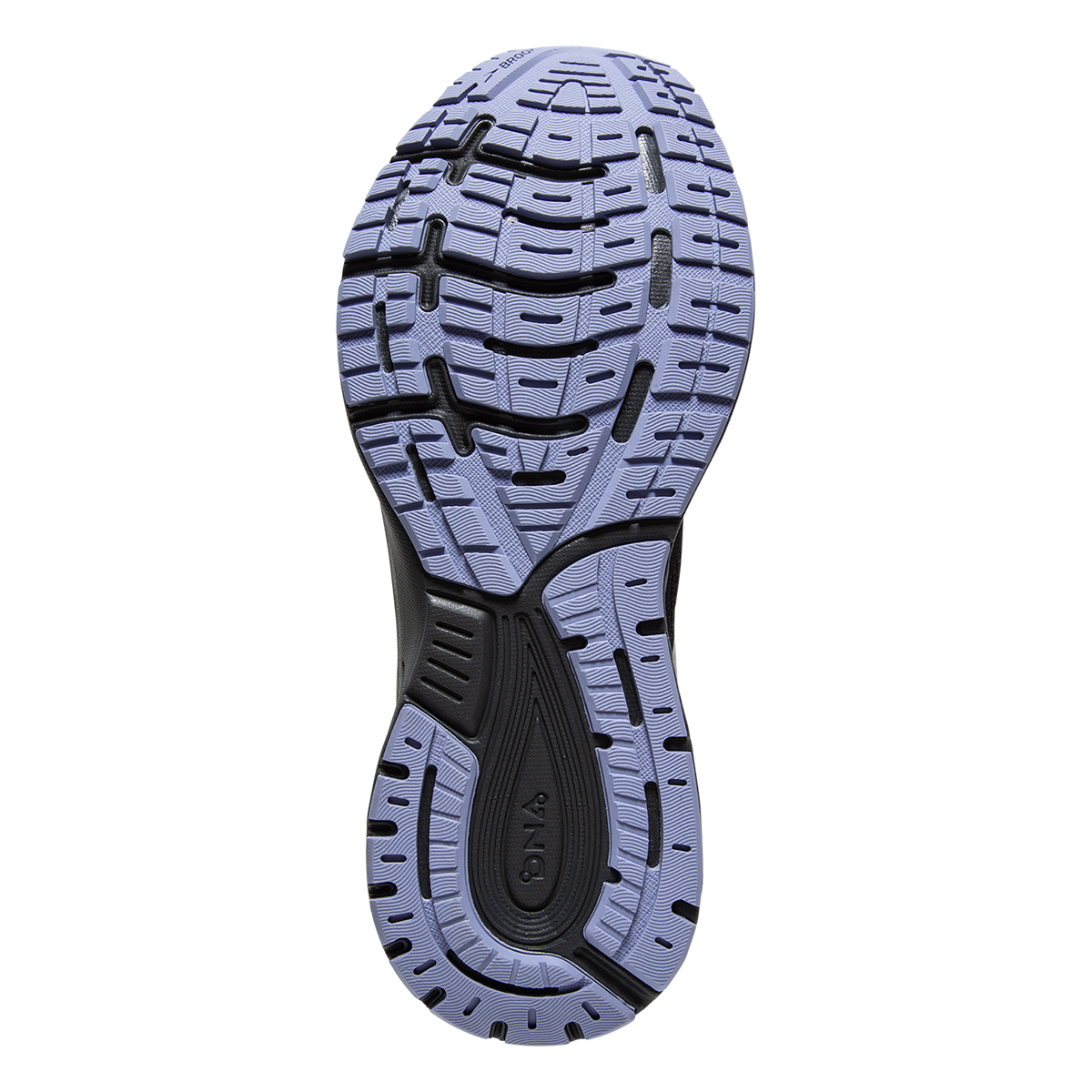 Brooks Anthem 5 — White - Silver - Lilac — Size B — Width 6.5 — Top View