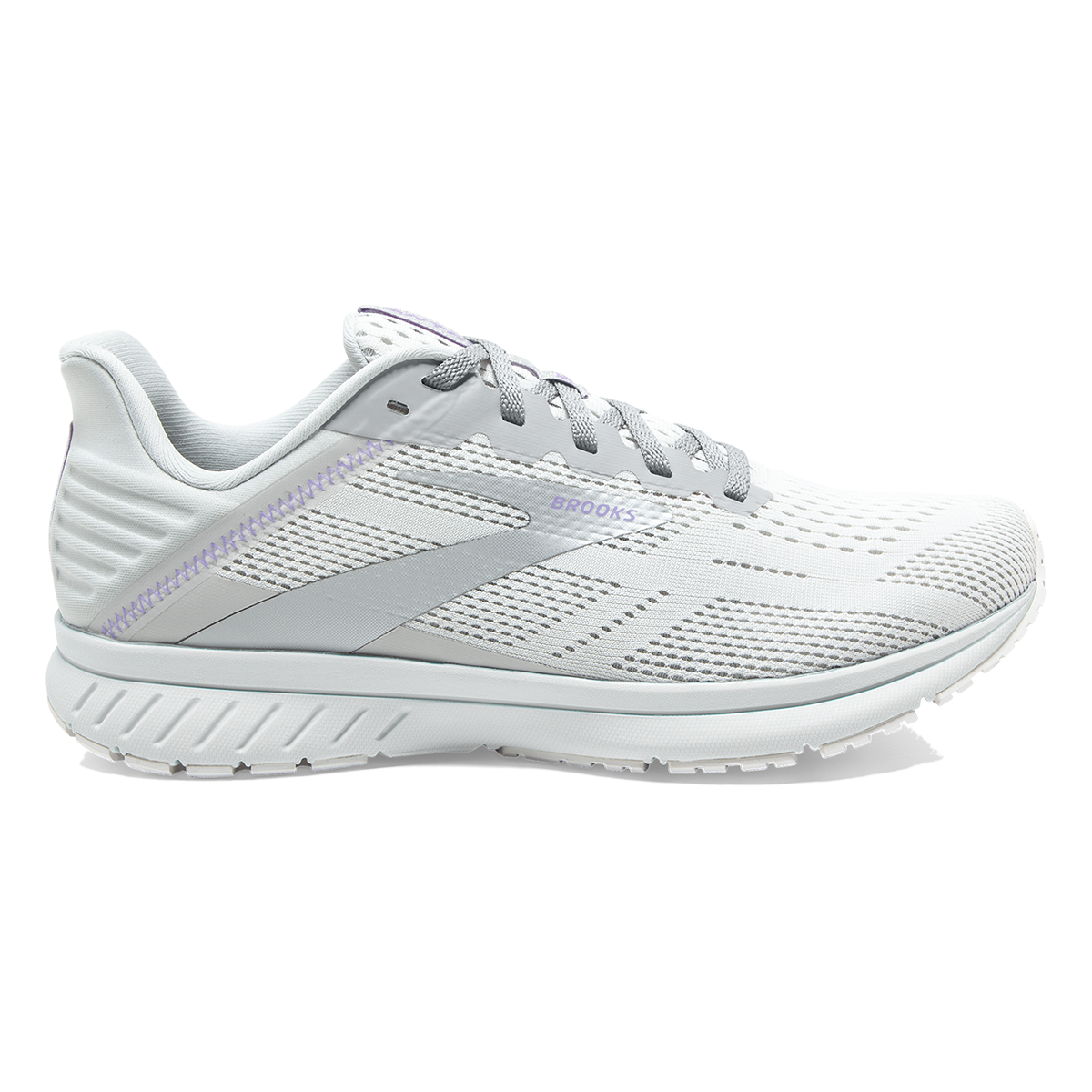 Brooks Anthem 5 — White - Silver - Lilac — Size B — Width 6.5 — Alternate View 13