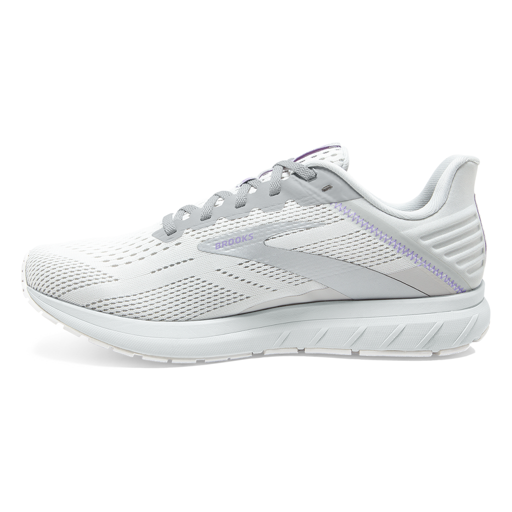 Brooks Anthem 5 — White - Silver - Lilac — Size B — Width 6.5 — Alternate View 14