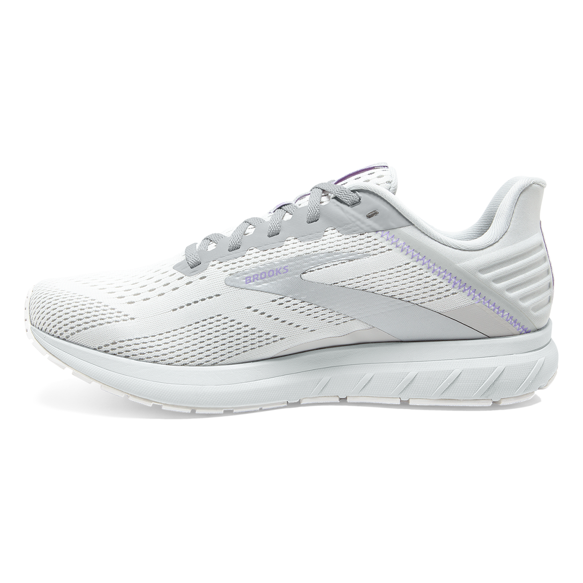 Brooks Anthem 5 — White - Silver - Lilac — Size B — Width 6.5 — Alternate View 14