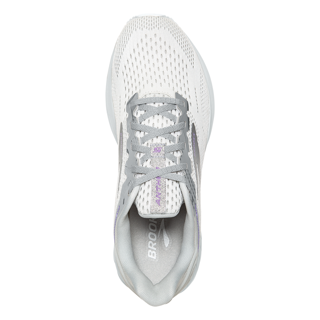 Brooks Anthem 5 — White - Silver - Lilac — Size B — Width 6.5 — Alternate View 15