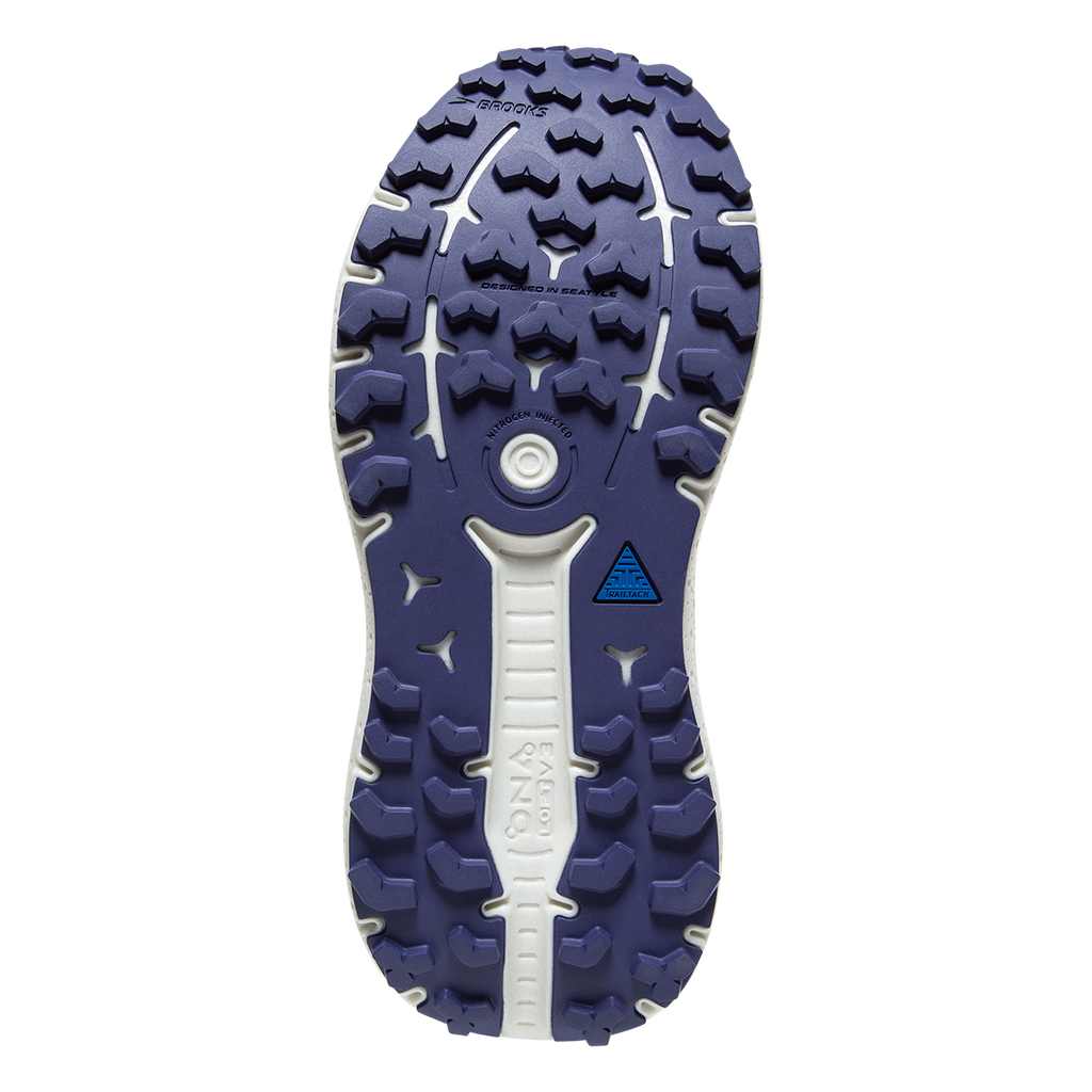 Brooks Caldera 6 — Black - Blissful Blue - Grey — Size B — Width 10 — Top View