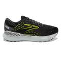 Brooks Glycerin GTS 20 Run Visible — Ebony - White - Nightlife — Size B — Width 6.5 — Front View