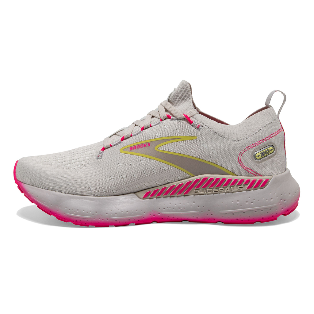 Brooks Glycerin StealthFit GTS 20 — White - Black - Cream — Size B — Width 10 — Alternate View 10