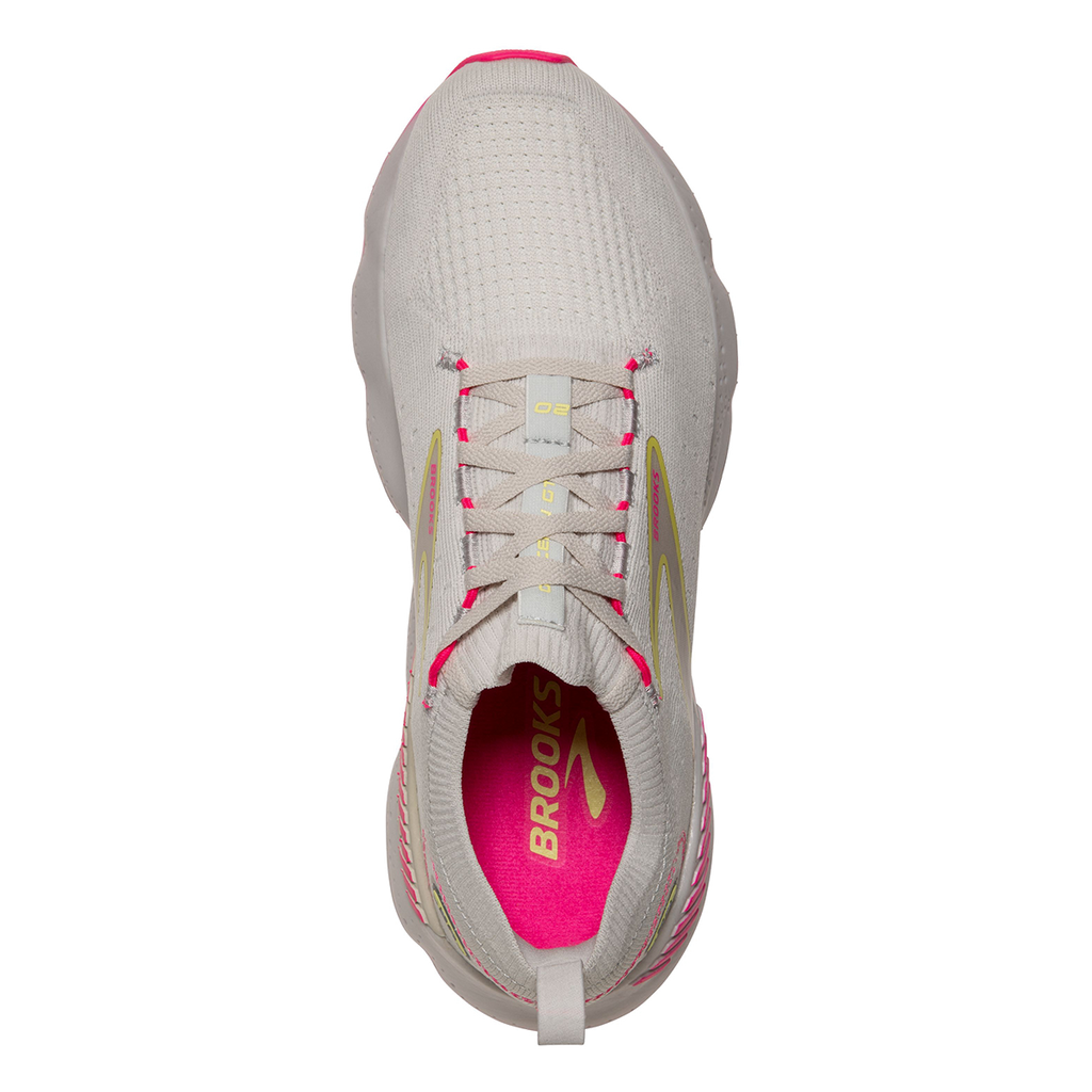 Brooks Glycerin StealthFit GTS 20 — White - Black - Cream — Size B — Width 10 — Alternate View 11