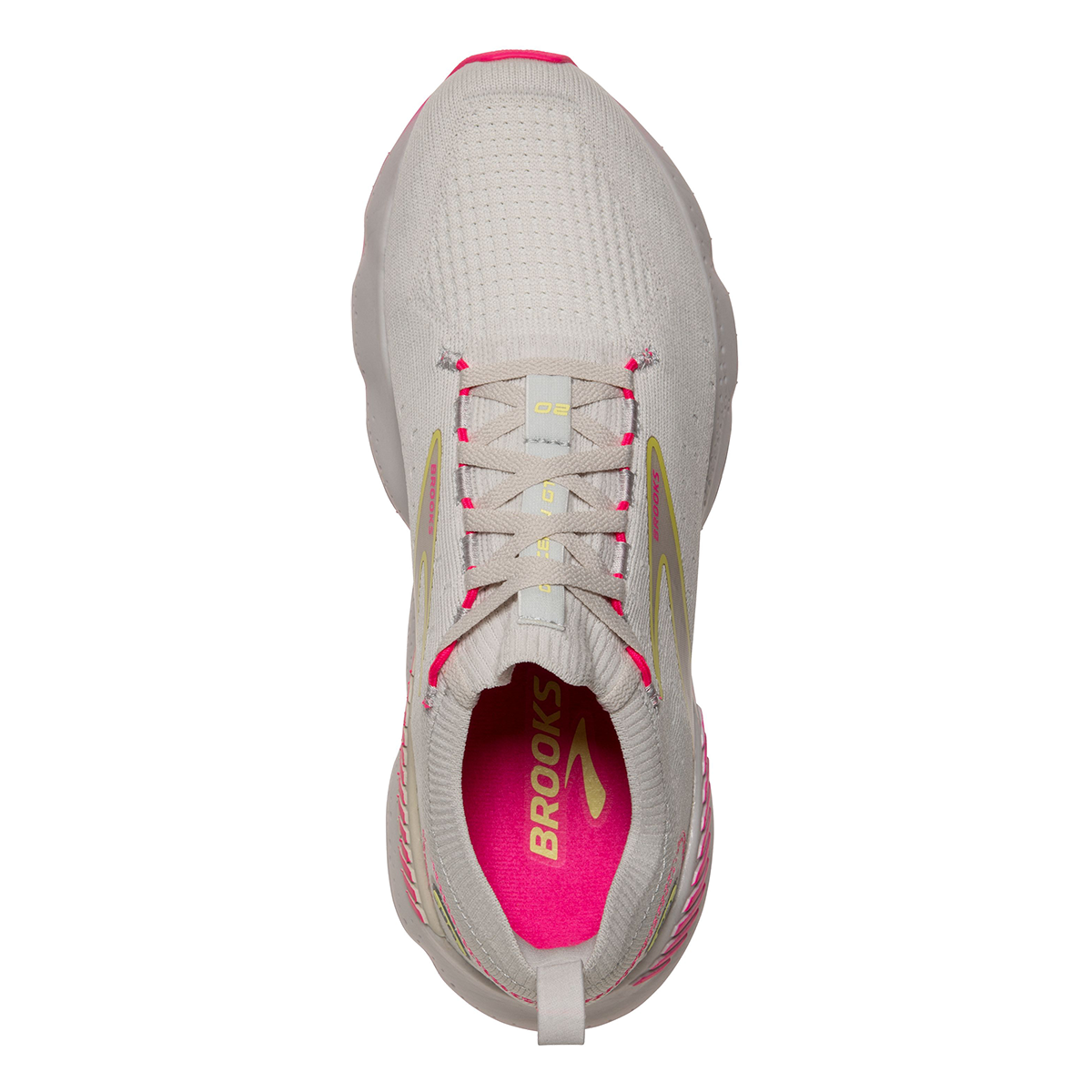 Brooks Glycerin StealthFit GTS 20 — White - Black - Cream — Size B — Width 10 — Alternate View 11