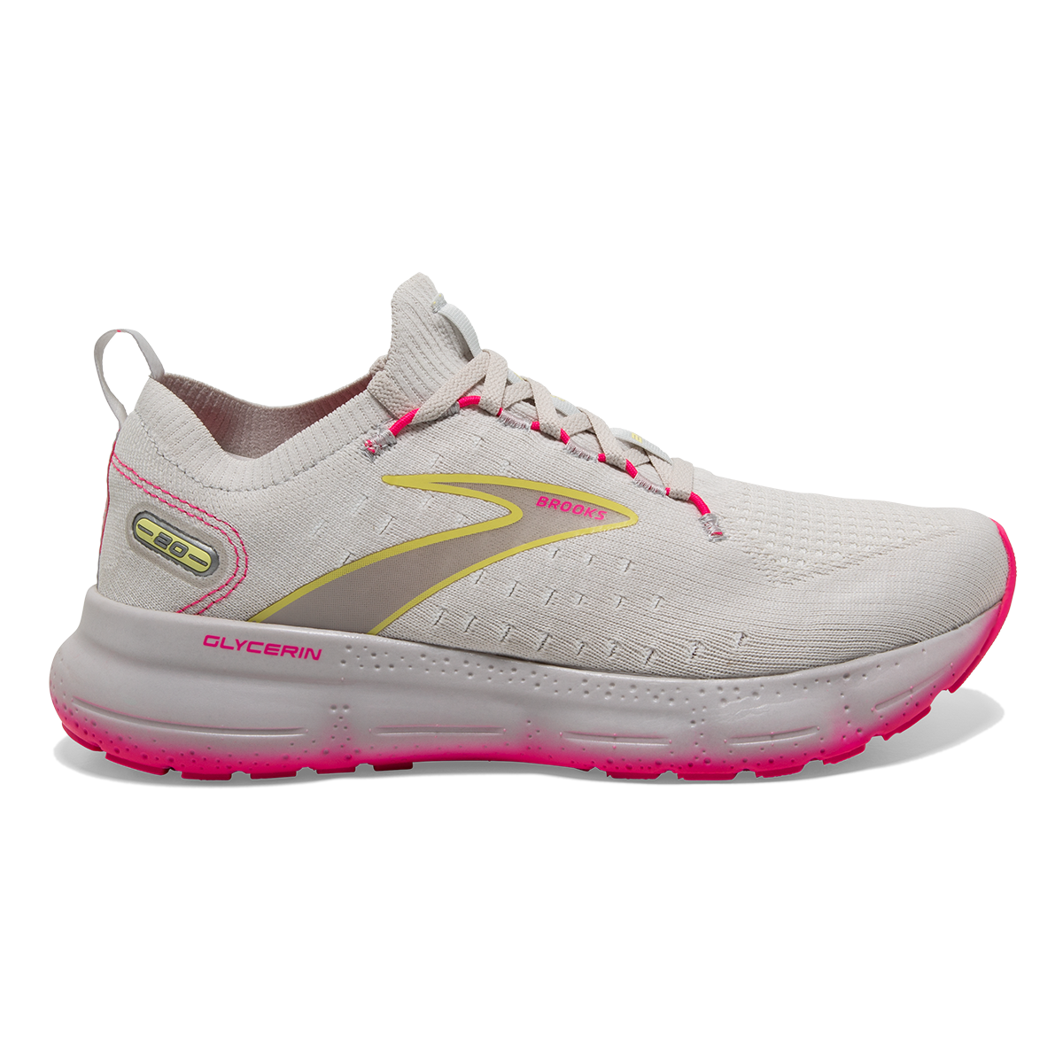 Brooks Glycerin StealthFit 20 — Black - Pearl - Peach — Size B — Width 10.5 — Alternate View 13