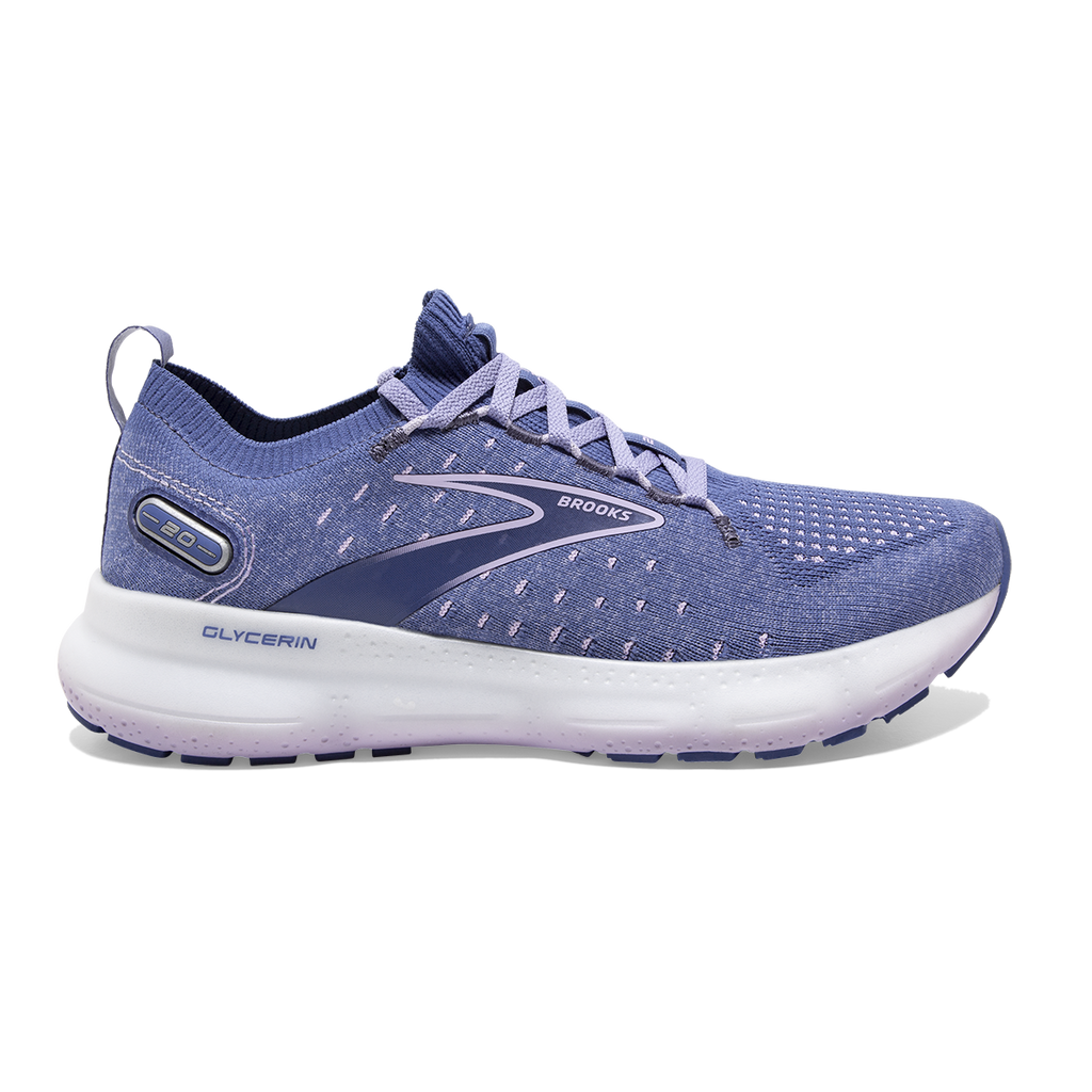 Brooks Glycerin StealthFit 20 — Black - Pearl - Peach — Size B — Width 10.5 — Detail View