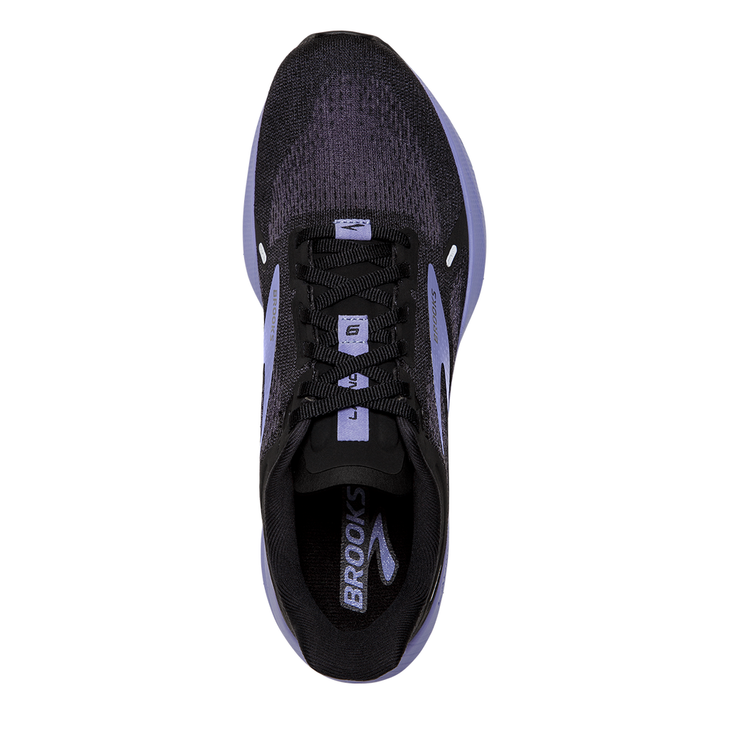Brooks Launch 9 — Black - Ebony - Purple — Size B — Width 10 — Alternate View 7