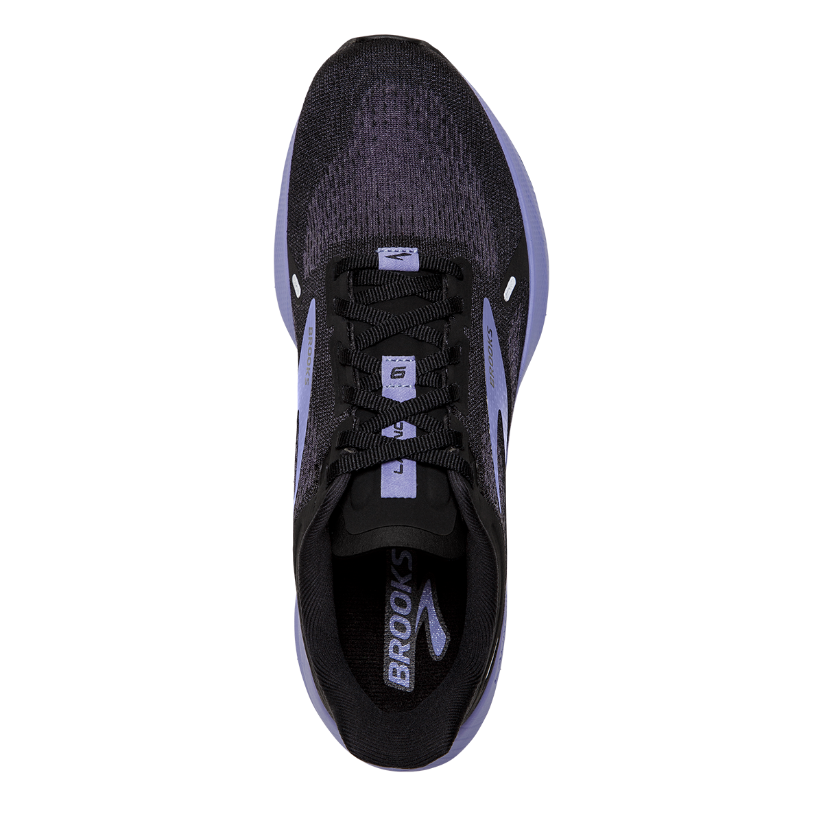 Brooks Launch 9 — Black - Ebony - Purple — Size B — Width 10 — Alternate View 7