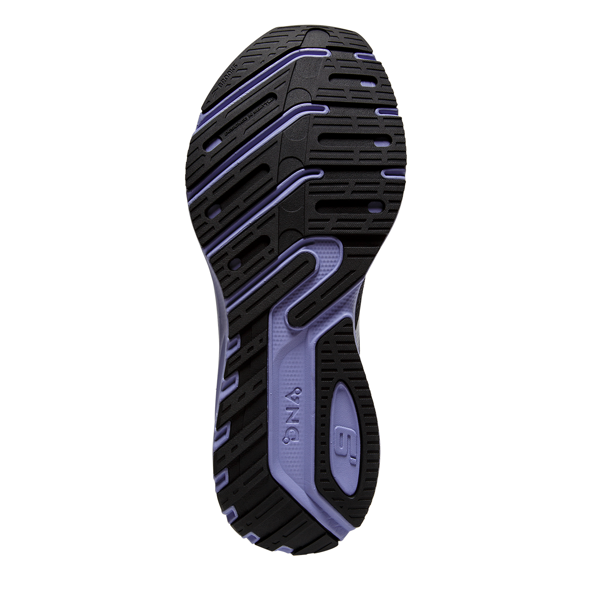 Brooks Launch 9 — Black - Ebony - Purple — Size B — Width 10 — Alternate View 8