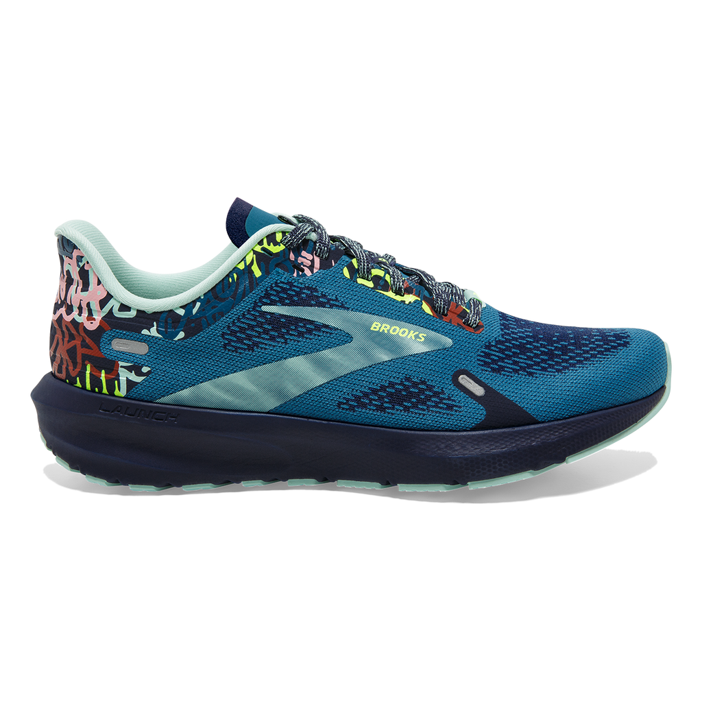Brooks Launch 9 TAG — Bluesteel - Peacoat - Yucca — Size B — Width 10 — Alternate View 7