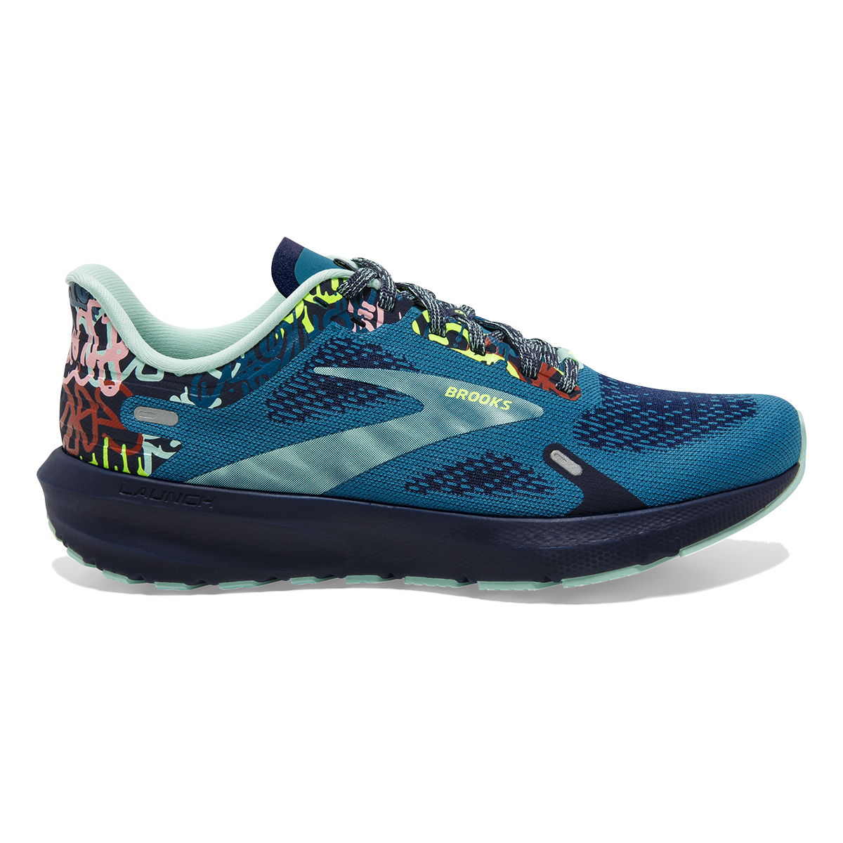 Brooks Launch 9 TAG — Bluesteel - Peacoat - Yucca — Size B — Width 10 — Alternate View 7