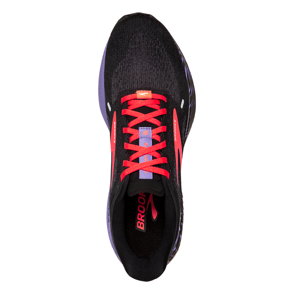 Brooks Launch GTS 9 — Black - Ebony - Purple — Size B — Width 10 — Alternate View 7