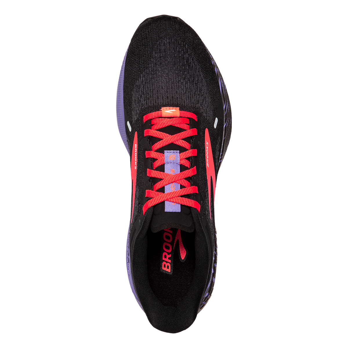 Brooks Launch GTS 9 — Black - Ebony - Purple — Size B — Width 10 — Alternate View 7