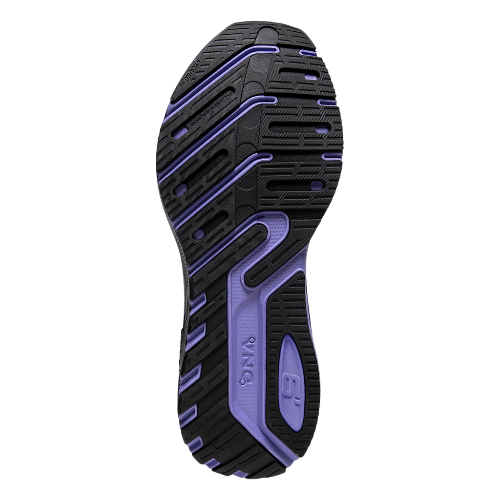 Brooks Launch GTS 9 — Black - Ebony - Purple — Size B — Width 10 — Alternate View 8