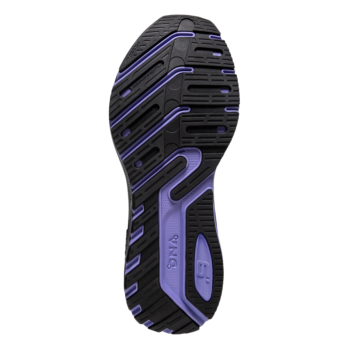 Brooks Launch GTS 9 — Black - Ebony - Purple — Size B — Width 10 — Alternate View 8