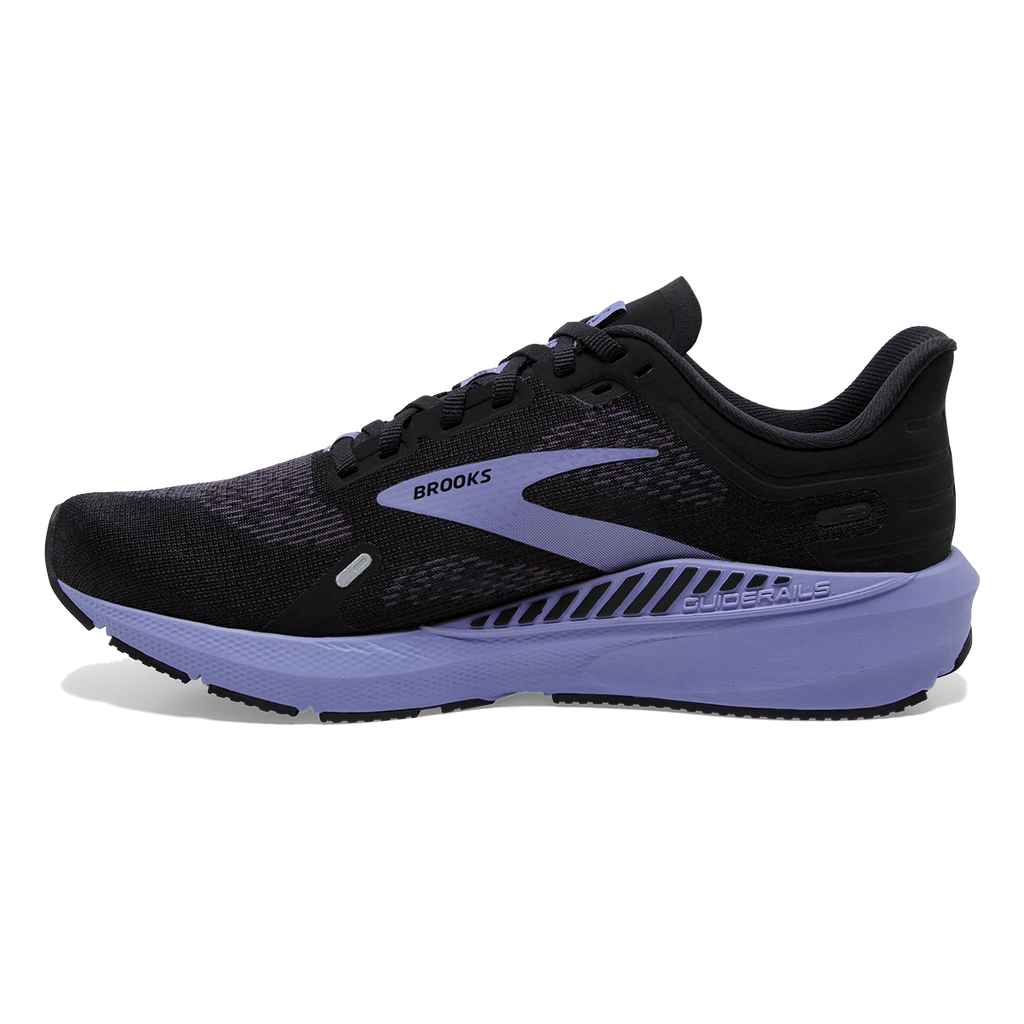 Brooks Launch GTS 9 — Black - Ebony - Purple — Size B — Width 10 — Alternate View 10