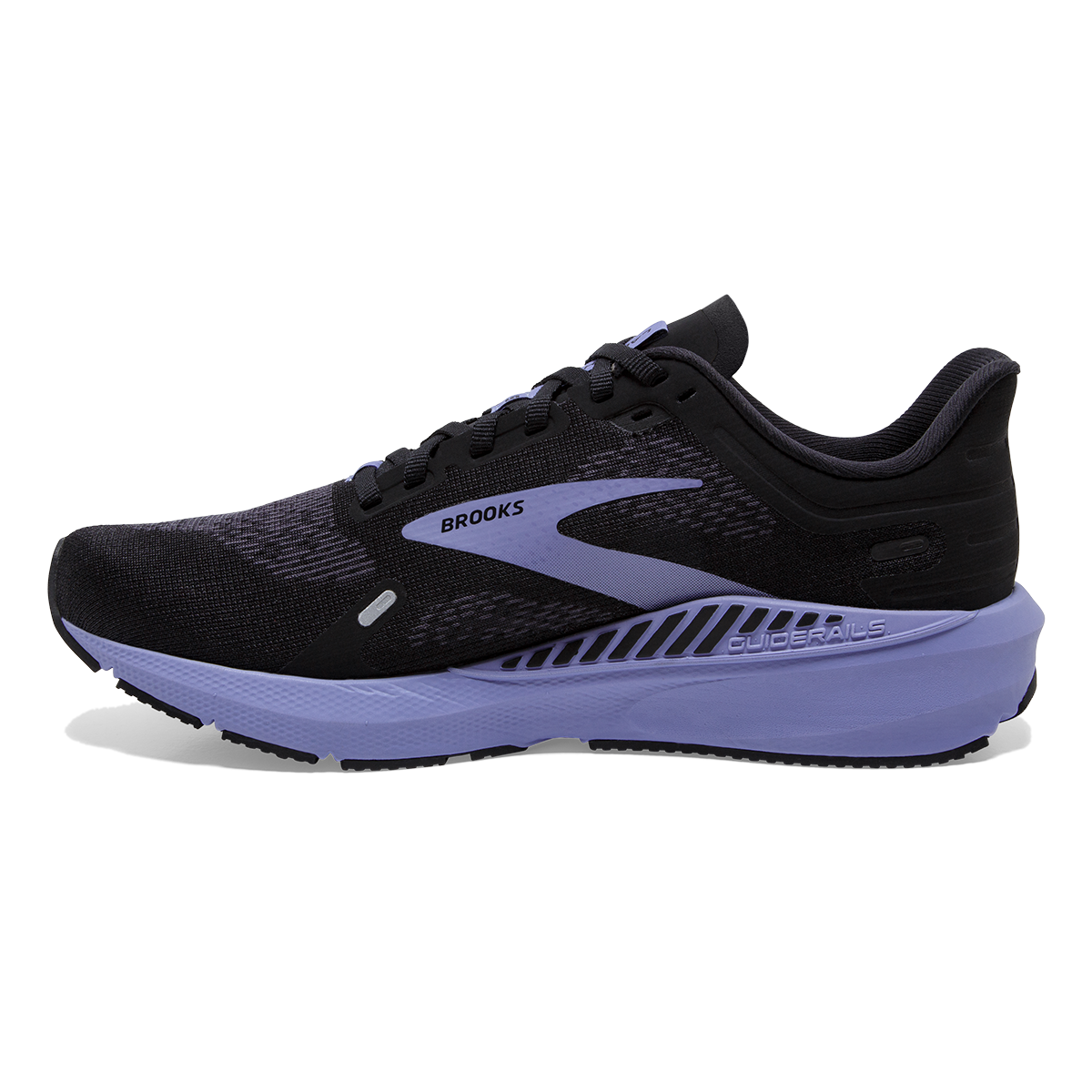 Brooks Launch GTS 9 — Black - Ebony - Purple — Size B — Width 10 — Alternate View 10