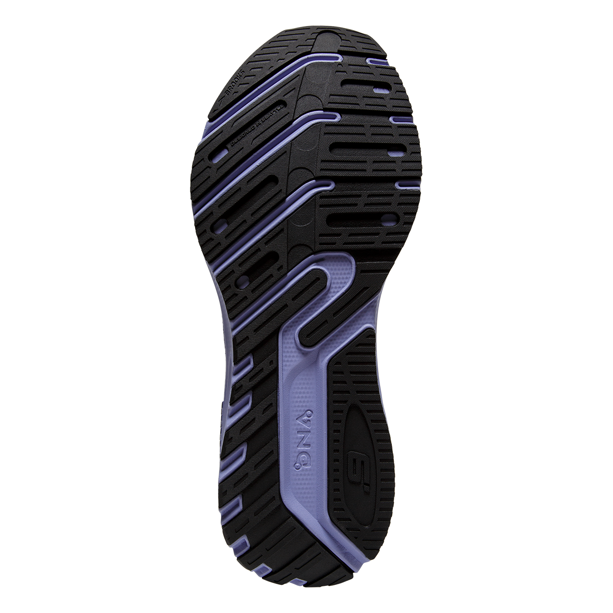 Brooks Launch GTS 9 — Black - Ebony - Purple — Size B — Width 10 — Alternate View 12