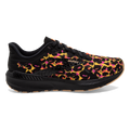 Brooks Launch GTS 9 Folk Frenzy — Citrus - Coral - Black — Size B — Width 10.5 — Front View
