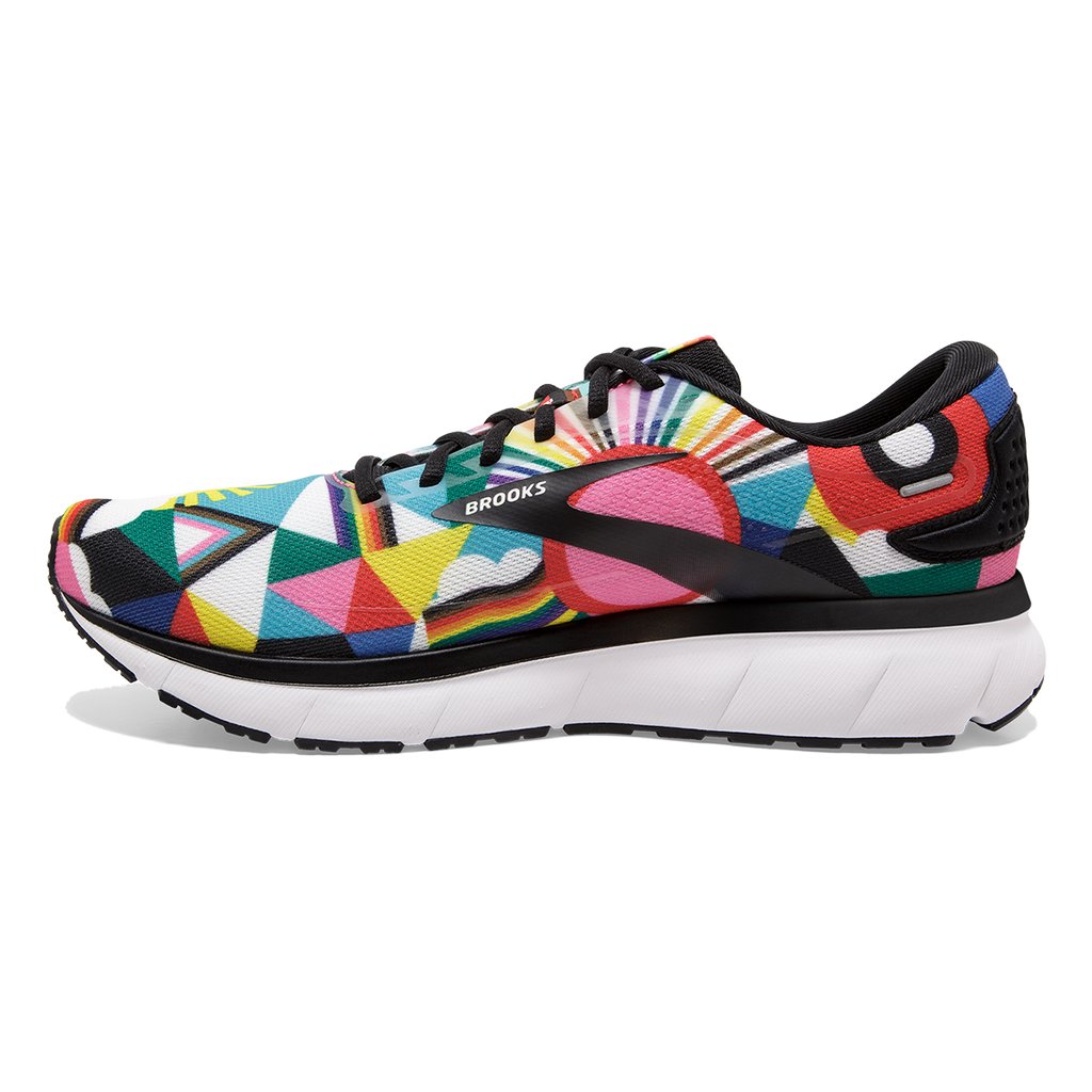 Brooks Trace 2 Run Proud — Black - Multi — Size B — Width 10.5 — Side View
