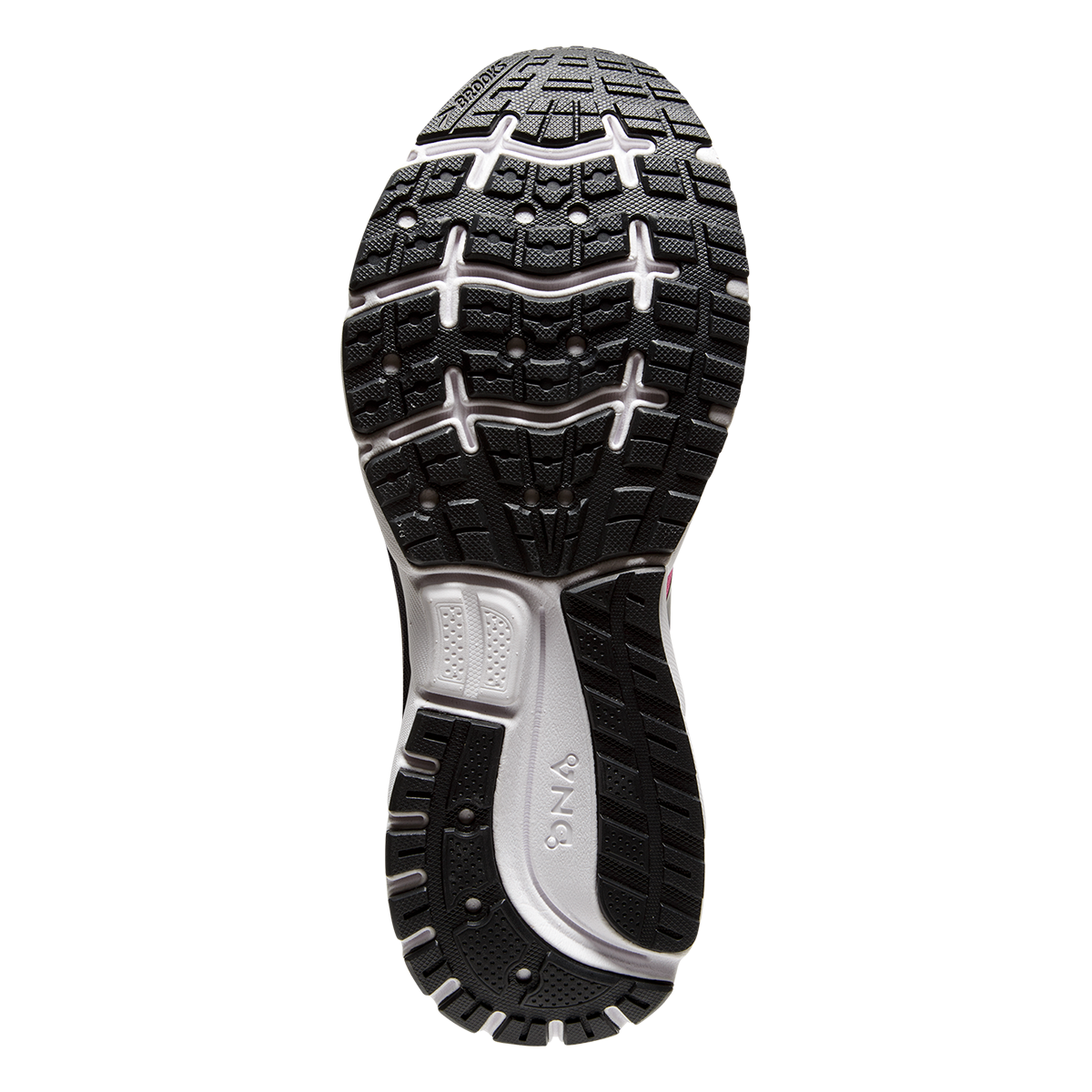 Brooks Trace 2 Run Proud — Black - Multi — Size B — Width 10.5 — Top View