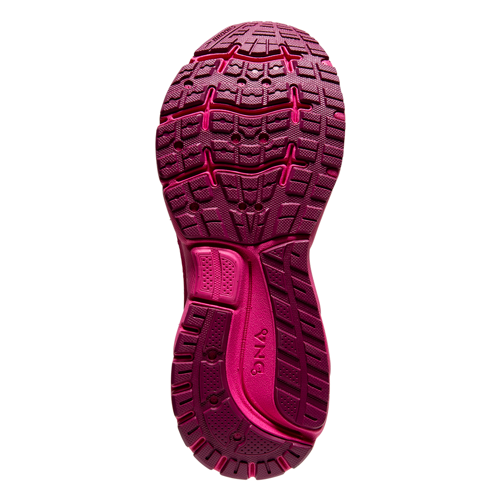Brooks Trace 2 Run Wild — Magenta - Black - Ebony — Size B — Width 6.5 — Top View
