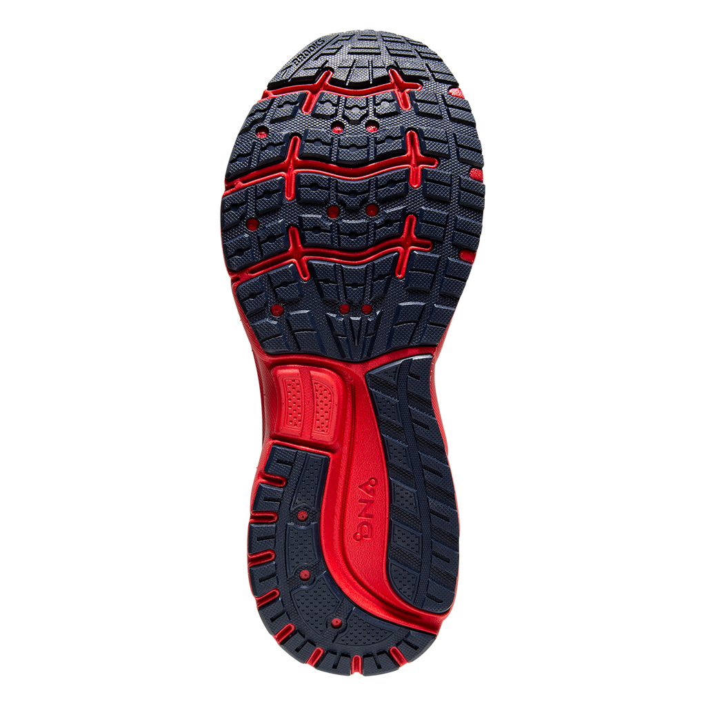 Brooks Trace 2 Run Texas — Red - White - Navy — Size B — Width 5 — Top View